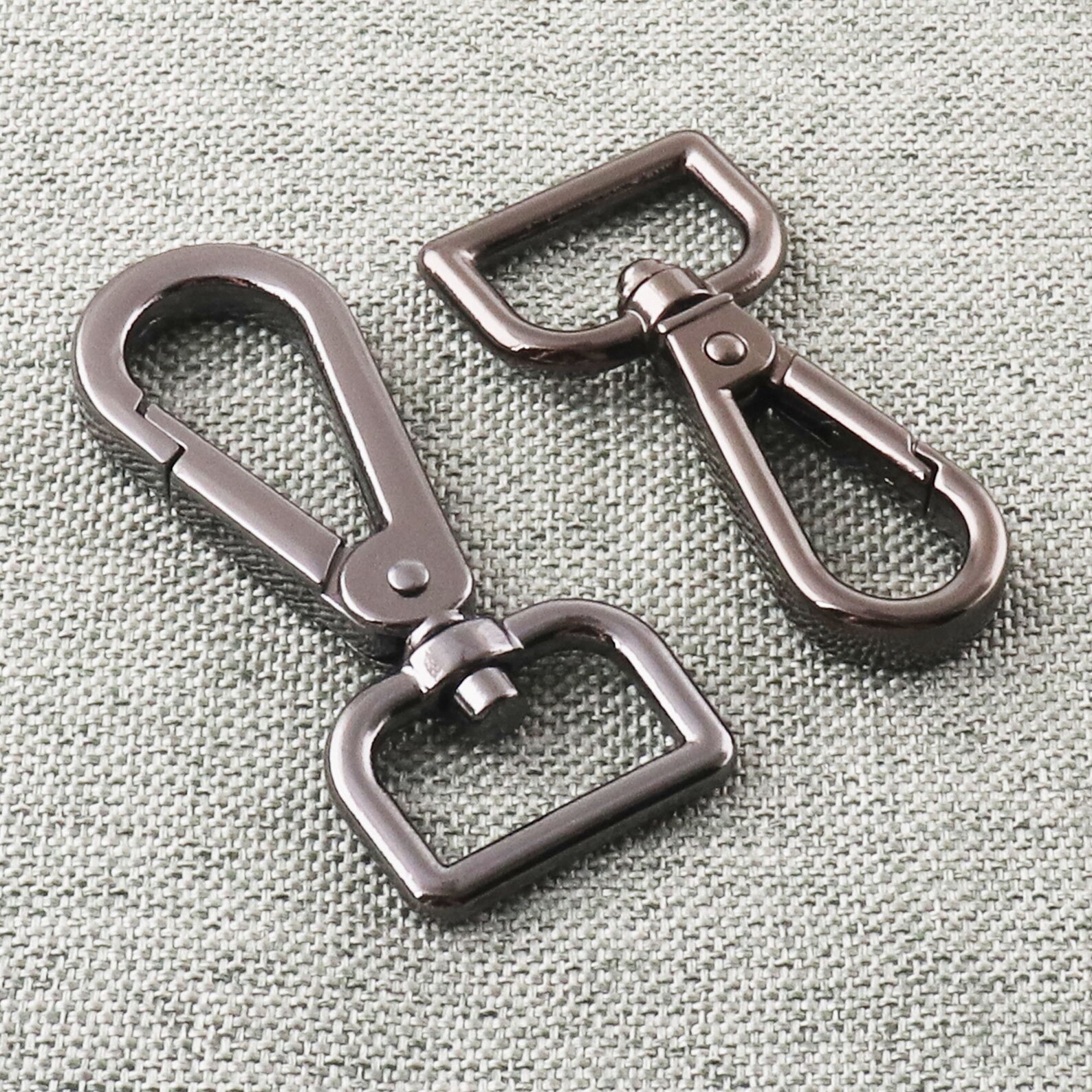 Swivel Clasps Swivel Dog Collar Hook 3/4 Gunmetal Lobster Etsy
