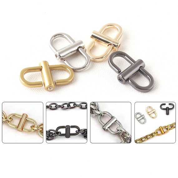Adjustable Metal Buckle Clip For Bag Chain Strap, Double End Spring Hook  Buckle, Handbag Chain Length Shorten Bag Accessories - Temu Bahrain