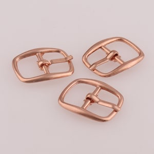 Center Bar Buckles Rose Gold Belt Buckle Purse Buckle 0.5&quot; Single Prong Strap Adjuster buckle Pin buckle purse buckle metal buckle