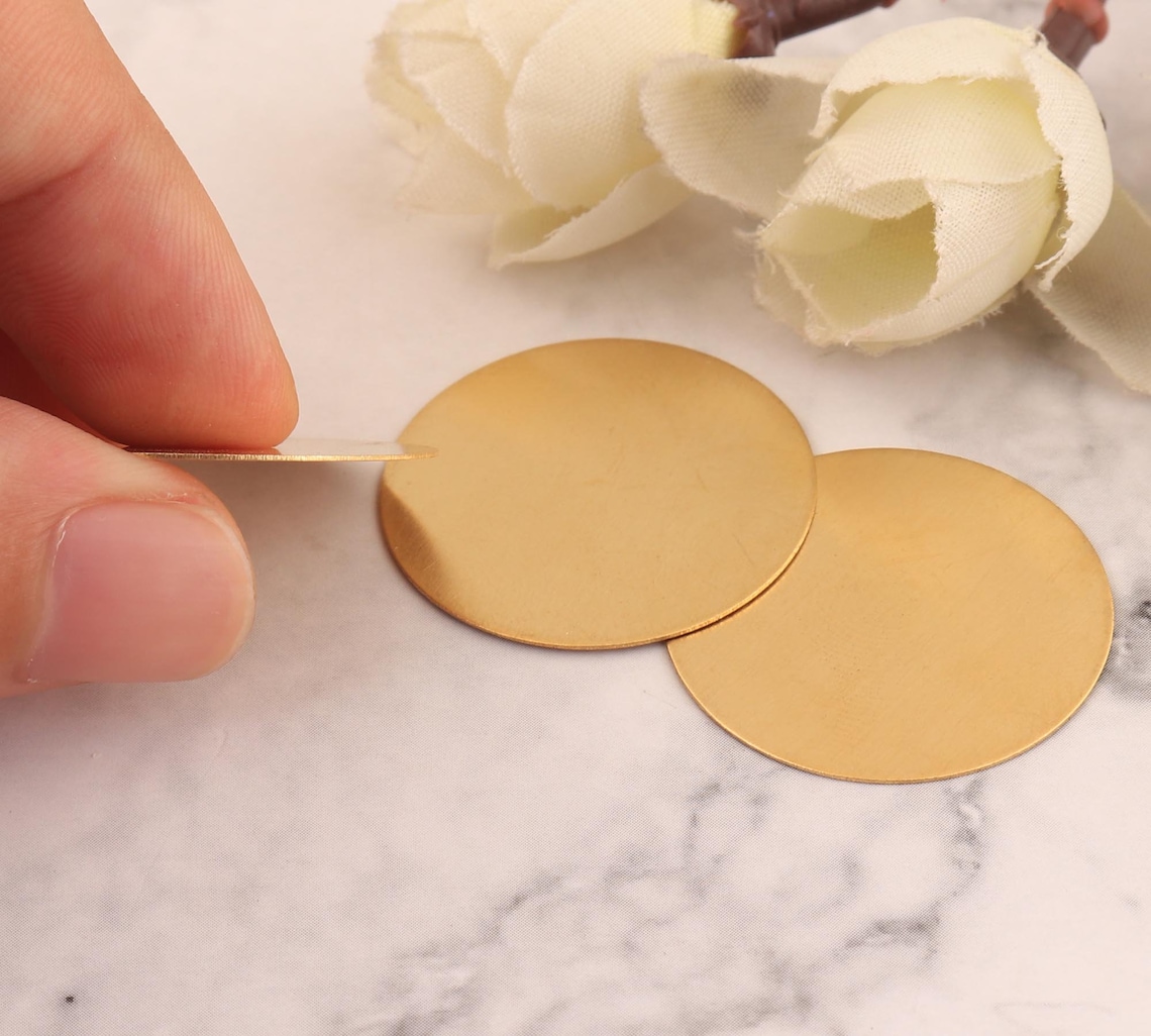 Copper stamping blanks 28Gametal disc blanks raw copper Etsy
