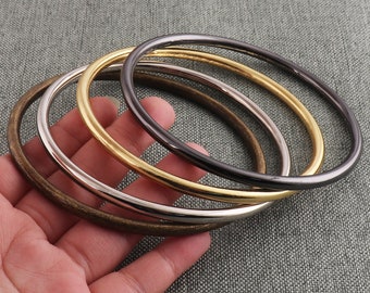 O Ring 90mm Extra Large O Ring Buckles 2pcs Handbag Bag Handles Accessories Leather Craft-Gold/Silver/Gunmetal/Bronze
