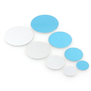 10 pcs 0.5&quot;/0.75&quot;/1&quot;/1.25&quot; Brushed Aluminum Stamping Blanks,18 Gauge hand stamping blanks,round blanks,stamping dics