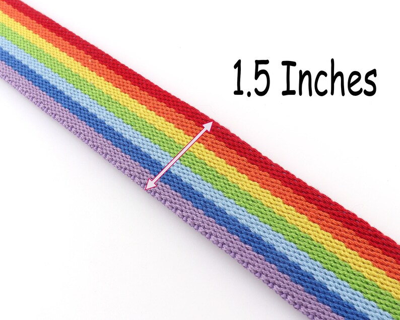 Strap webbing 1.5" cotton/polyester webbing soft ribbon 7 color cotton webbing for Handbag Strap Webbing Belt Strap Webbing Bag strap image 3
