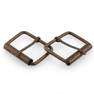 Mental Buckle Belt Buckle Pin Buckles Antique Bronze Bag Buckles Center Bar Buckle strap buckle For Belt Webbing Bag Clothing DIY Garment