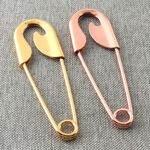 Spencer 20PCS Large Safety Pins, 3 Inch Heavy Duty Safety Pins Assorted, Big  Safety Pins for Clothes, Metal Spring Lock Pins for Blanket Crafts Skirts  Kilts Brooch Making, Bronze 