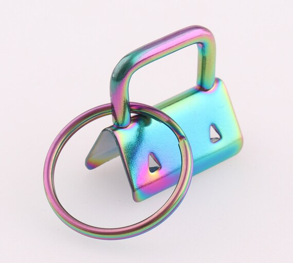 Key Fob Hardware - Iridescent Key Fob Hardware - Iridescent