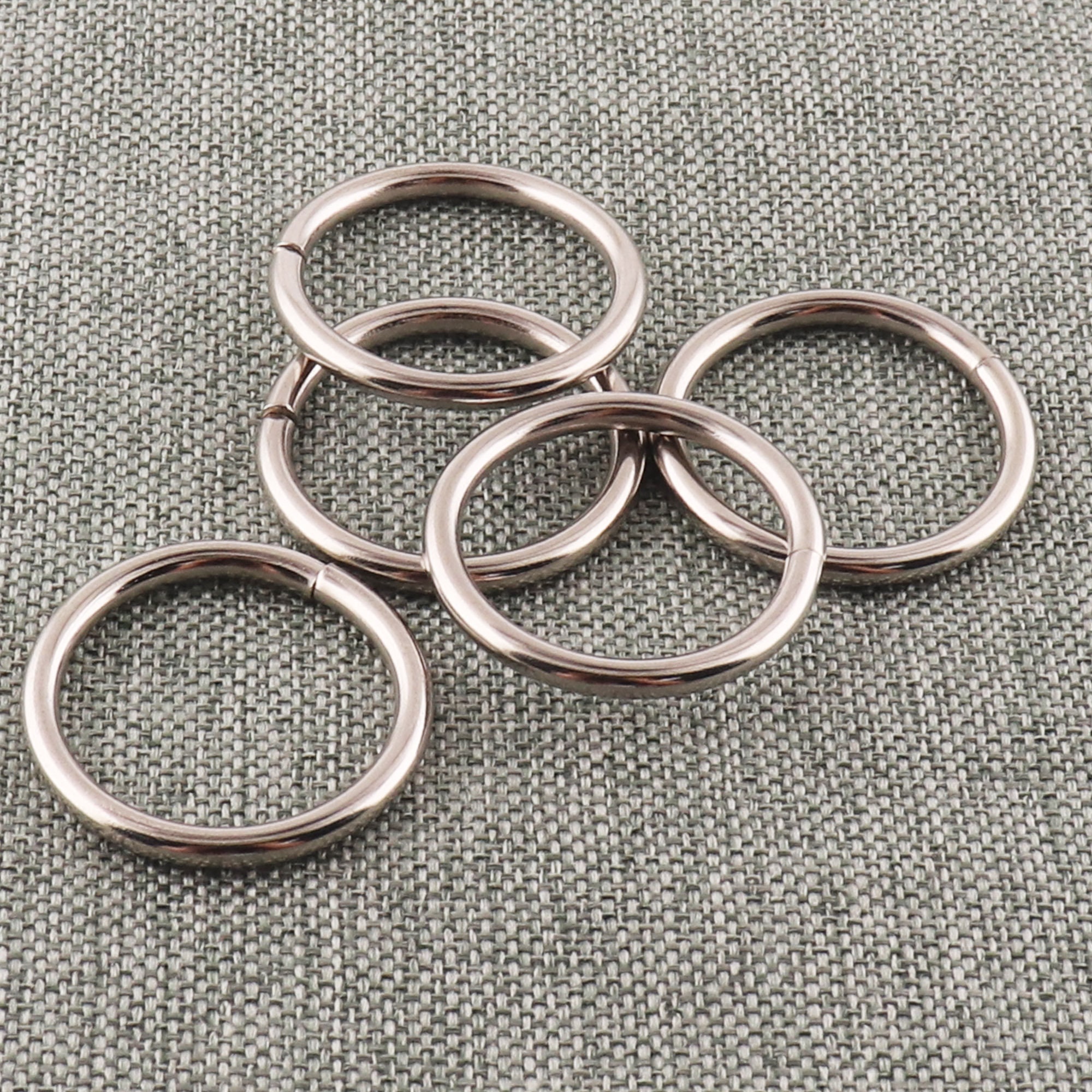 Jump Rings 1 Inch Silver Open Jump Rings Connectors for Choker
