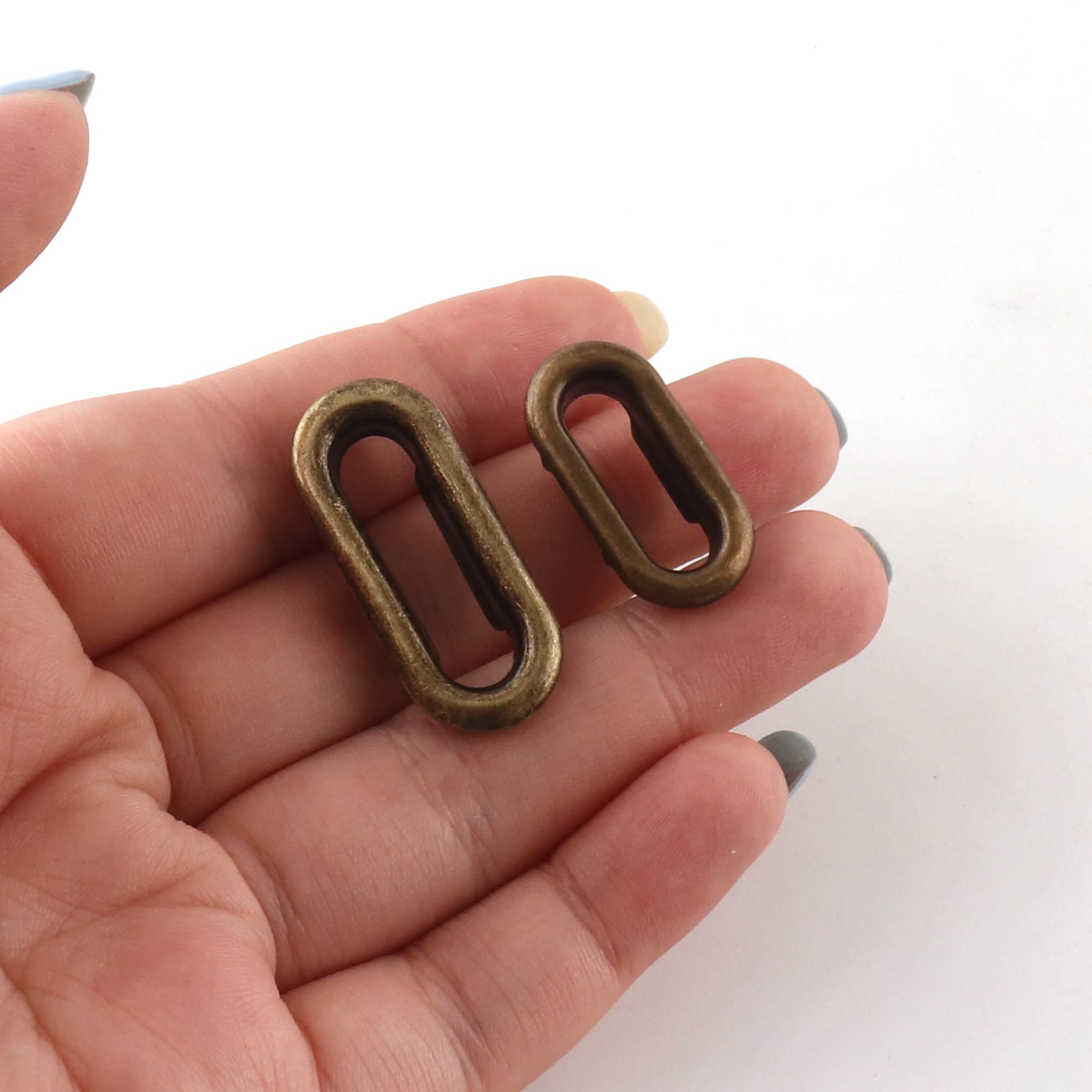 Occhielli In Rame 15g Anelli Superficie Liscia Occhiello Metallo Anti Ruggine - Foto 3