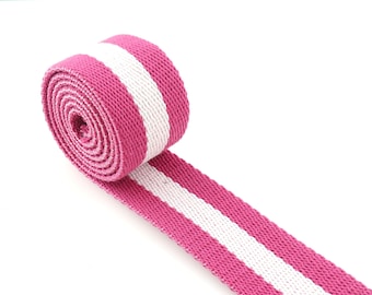 Stripe Webbing colorful Cotton/polyester strap webbings,1.5" Purse Strap Bag Straps key fob webbing Bag straps belt supplies