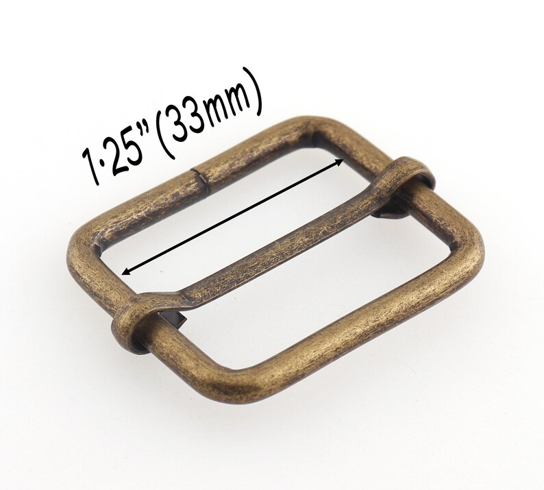 Slide Buckles Movable Adjuster Slide Buckle 6pcs Belt Buckle 1 Etsy