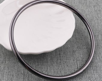 O Ring 9cm Silver/gunmetal Metal Extra Large O Ring Gate Hook