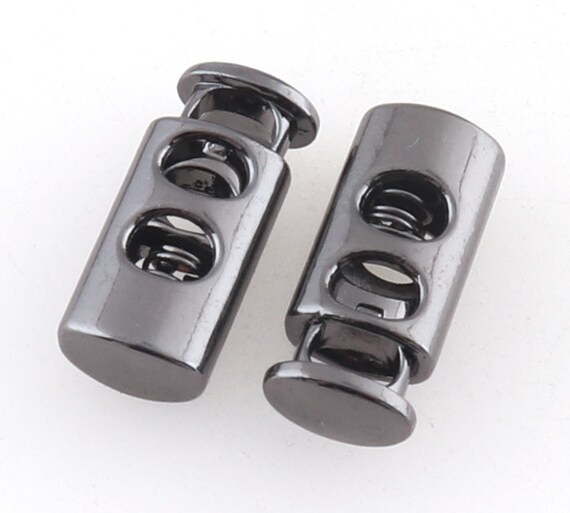 Craft County 10 Stück Edelstahl Cord Endkappen – Verschluss Für 8 Mm Kordel, Silber, 13 Mm Lang