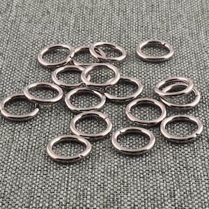 Jump Ring Sterling Silver Wholesale Open Rings 9mm Round Necklace Connector Rings Open Jump Rings Links Jewelry Finding-100pcs