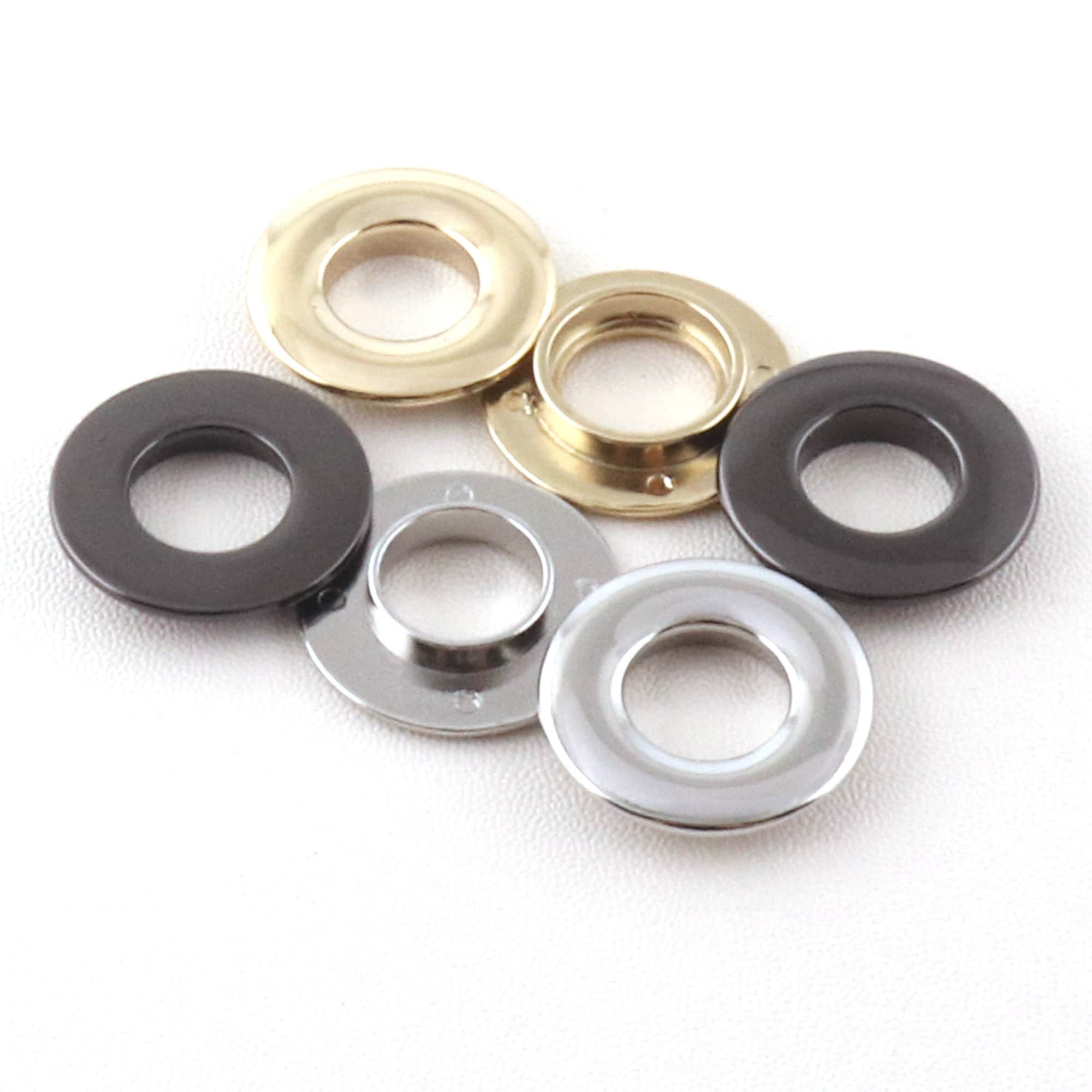 Eyelets Screw Grommet 1/2 Inch Alloy Eyelet Gunmrtal Round Etsy