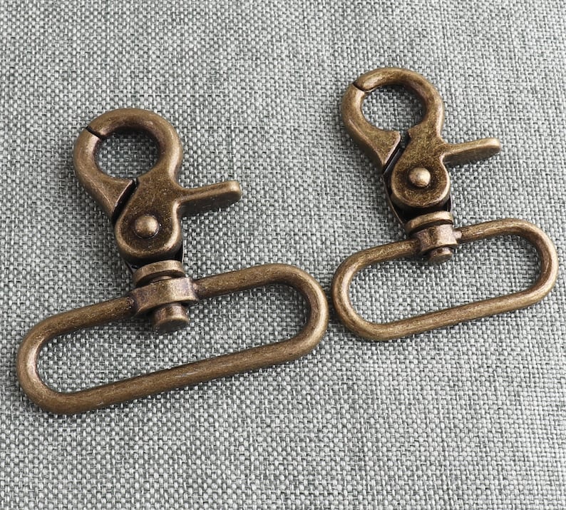 Swivel Clasp 4pcs Antique Bronze Lobster Clasp 5638mm/5950mm Etsy