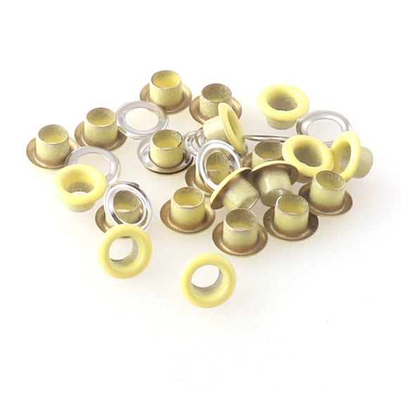 50 Sets Hole Metal Rings Shoe Hole Eyelets Grommet Fabric Eyelets