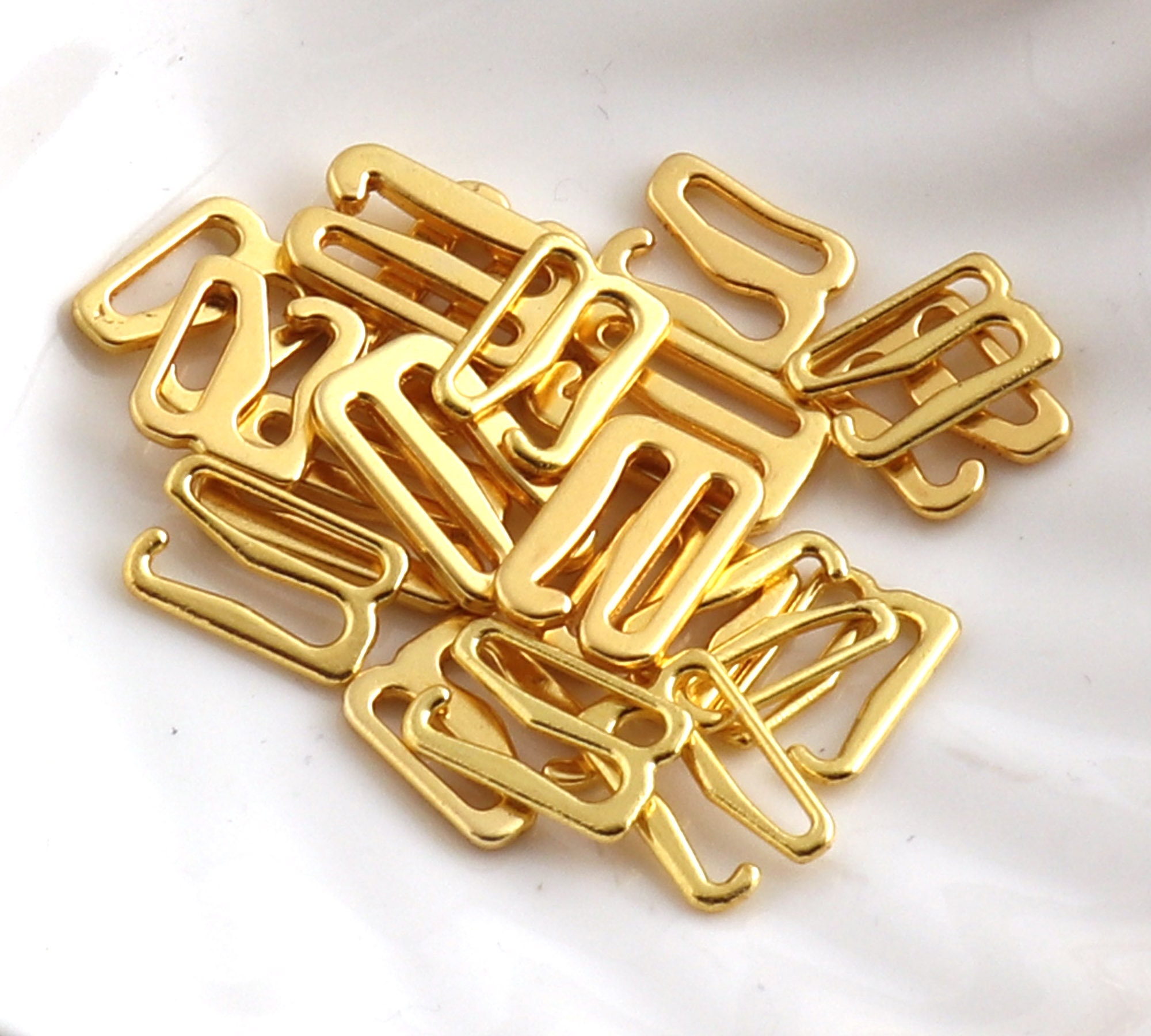 Bra /Lingerie Making. Gold Coloured Metal Swan Hooks/ G Hook. Various –  Stitch Habit