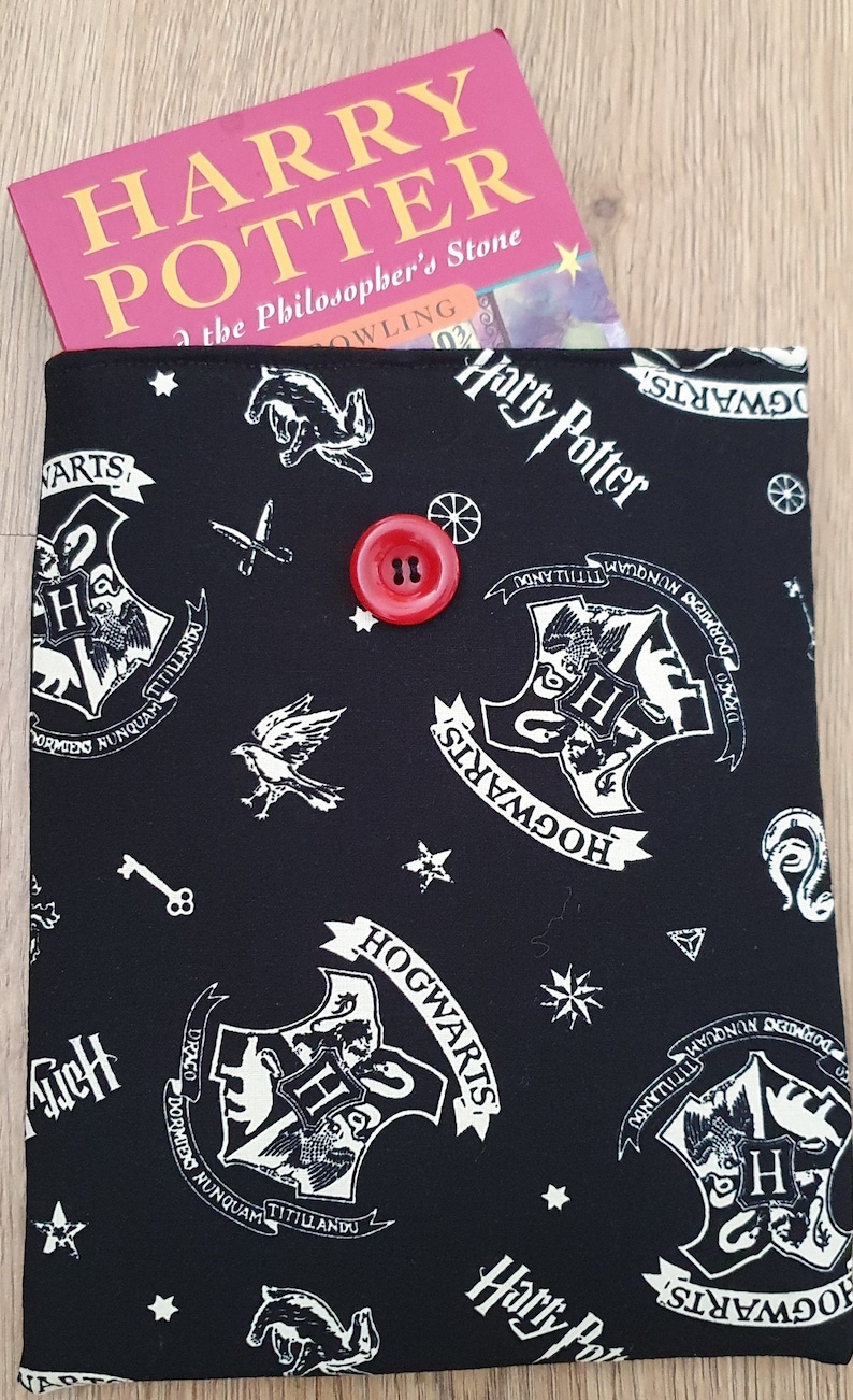 Harry Potter Book Sleeve Pick Your House Etsy UK