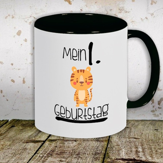 Kaffeetasse Tasse Motiv "Mein 1. Geburtstag Tiger" Tasse Teetasse Milch Kakao