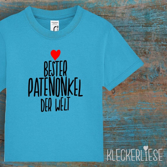 Kinder Baby Shirt Kleinkind  "Bester Patenonkel der Welt"