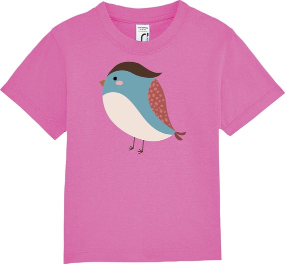 kleckerliese Kinder Baby Shirt Kleinkind  "Vogel" Jungen Mädchen T-Shirt