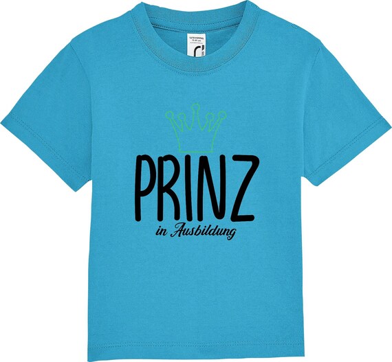 kleckerliese Kinder Baby Shirt Kleinkind  "Prinz in Ausbildung" Jungen Mädchen T-Shirt