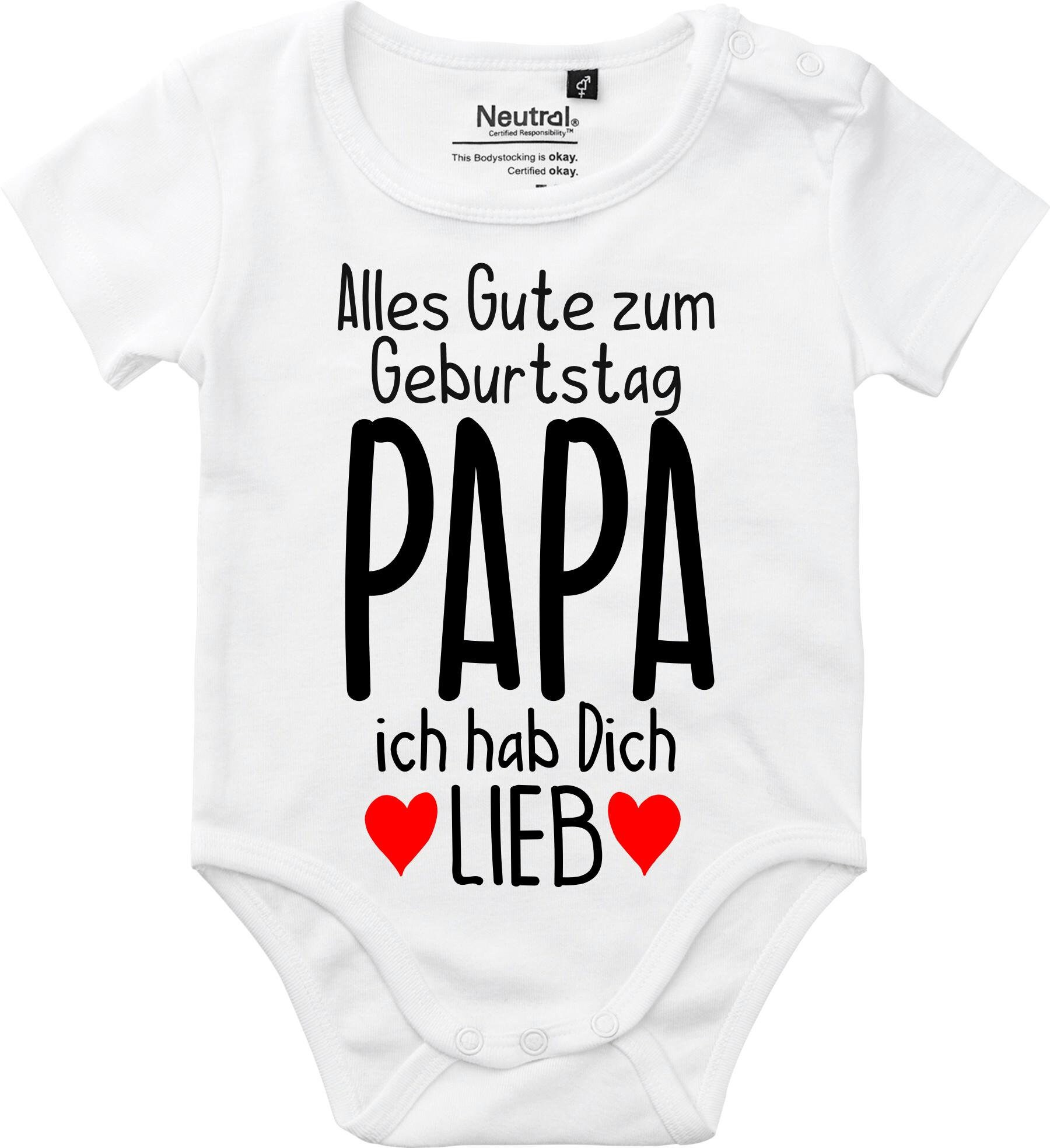 Kleckerliese Baby Bodybody All The Best Papa I Love You Fair Wear Kleckerliese Baby Bodybody All The Best Papa I Love You Fair Wear