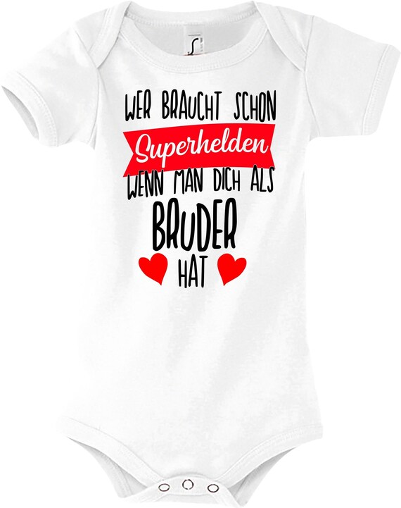 Baby Body "Wer braucht Superhelden wenn man dich als Bruder hat"