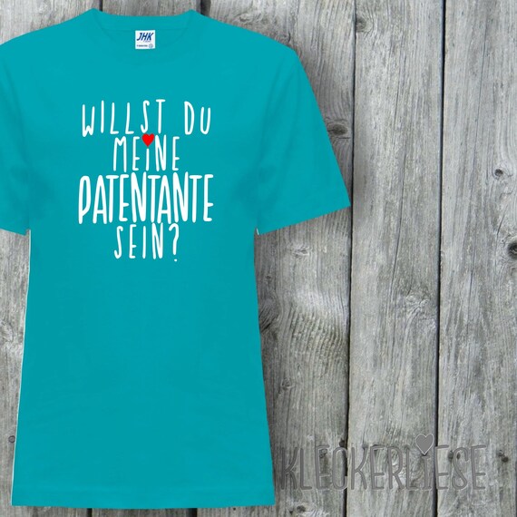 Kinder Baby Shirt "Willst du meine Patentante sein?"