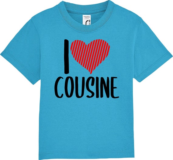 Kinder Baby Shirt Kleinkind  "I Love Cousine"