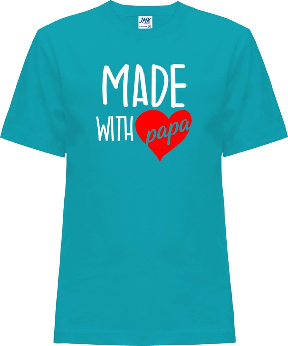 Kinder Baby Shirt "Made with Papa"