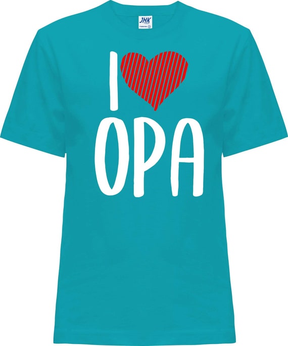Kinder Baby Shirt "I Love Opa"
