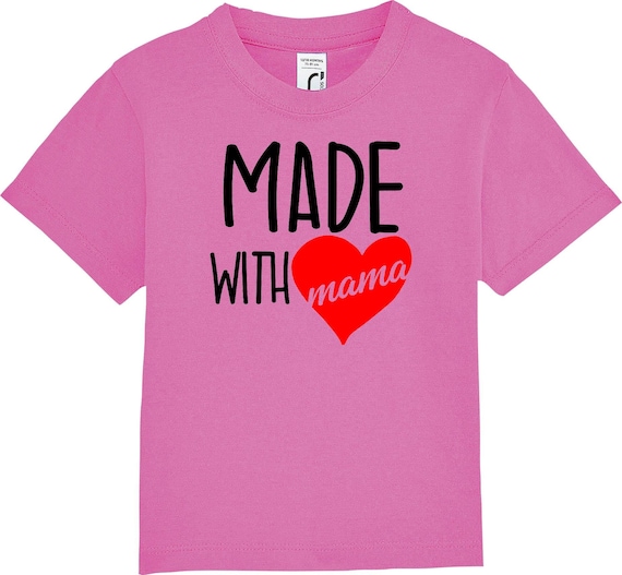 Kinder Baby Shirt Kleinkind  "Made with Mama"