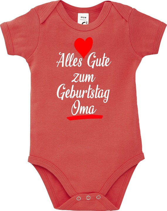 Baby Body "Alles Gute zum Geburtstag Oma"