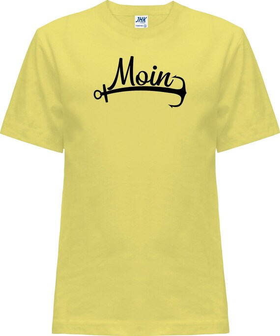 Kleckerliese Baby Kinder T-Shirt "Moin Anker Meer Heimat" Kurzarm Sprüche Jungen Mädchen Shirt Nicki mit Aufdruck Motiv