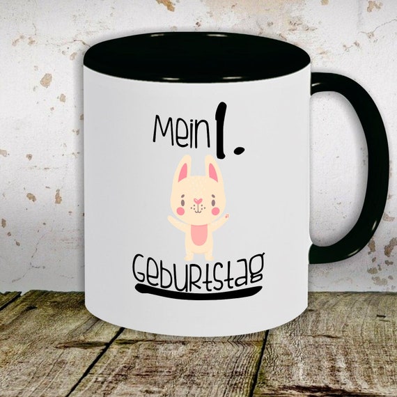 Kaffeetasse Tasse Motiv "Mein 1. Geburtstag Hase" Tasse Teetasse Milch Kakao