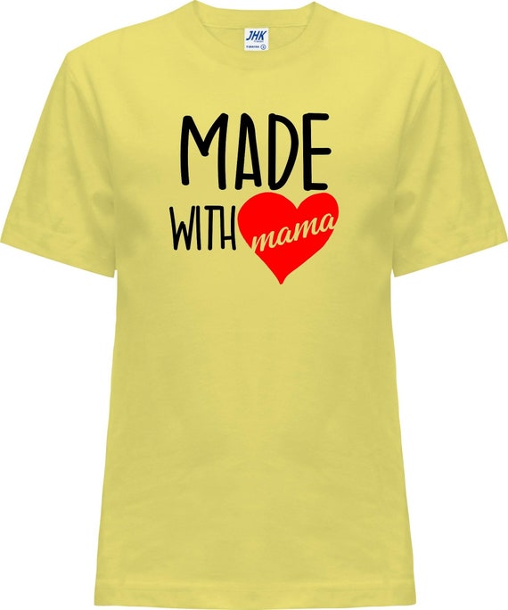 Kinder Baby Shirt "Made with Mama"