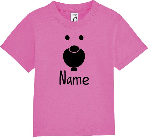 kleckerliese Kinder Baby Shirt Kleinkind "Tiere Hase Häschen Wunschname" mit Wunschnamen Jungen Mädchen T-Shirt