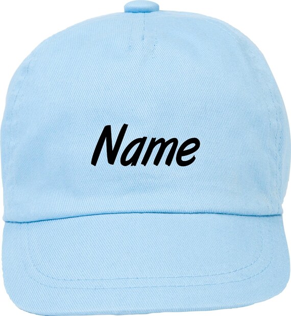 Kleckerliese Baby Kinder Cap "Wunschname Name Wunschtext" Cap Capy Mütze mit Wunschtext Aufdruck Motiv