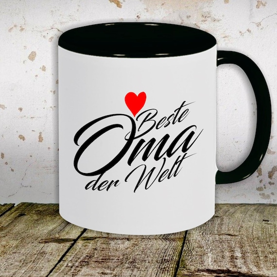 kleckerliese Kaffeetasse Teetasse Tasse Motiv "Bester Opa Beste Oma" Geschenk Tee Milch Kakao Mug