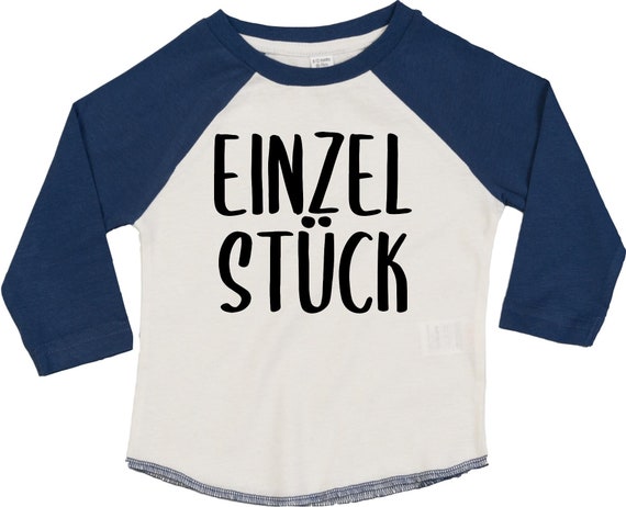 Kleckerliese Baby Kinder T-Shirt Langarmshirt  "Einzel Stück" Raglan-Ärmel Jungen Mädchen