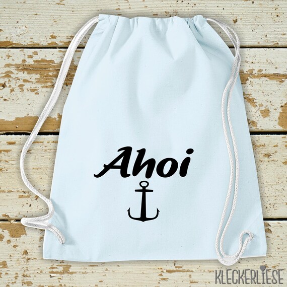 Turnbeutel Anker Ahoi Gymsack Tasche