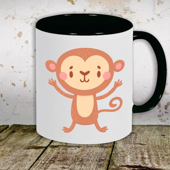 Kaffeetasse Tasse Motiv "Tiermotiv Affe" Tasse Teetasse Milch Kakao