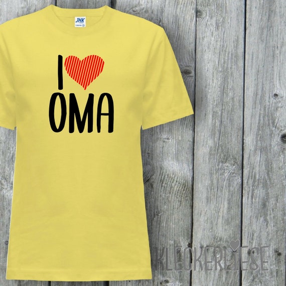 Kinder Baby Shirt "I Love Oma"