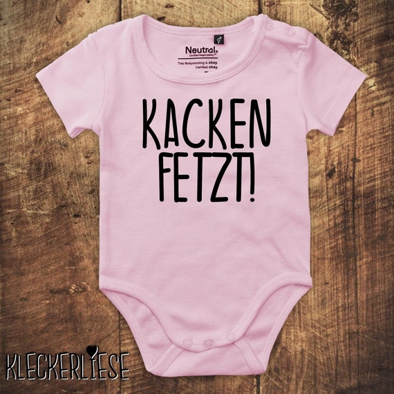 Babybody Body "kacken fetzt!" Fair Wear