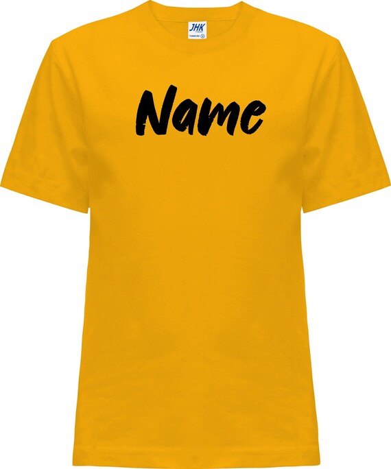 Kleckerliese Baby Kinder T-Shirt "Wunschname Name Wunschtext" mit Wunschtext Kurzarm Sprüche Jungen Mädchen Shirt Nicki mit Aufdruck Motiv