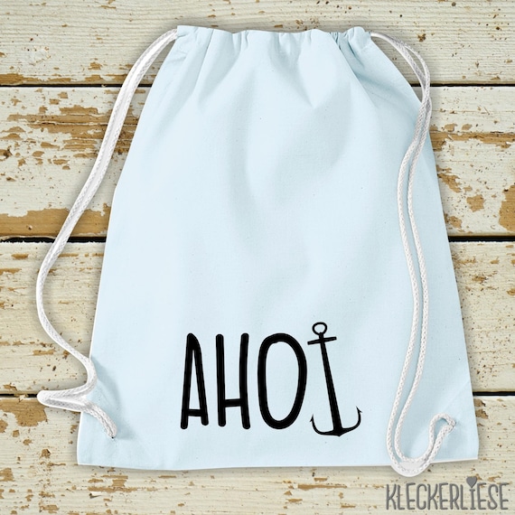 Turnbeutel Anker Ahoi Gymsack Tasche