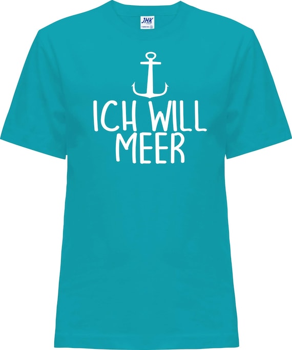 Kinder Baby Shirt "Anker ich will Meer"