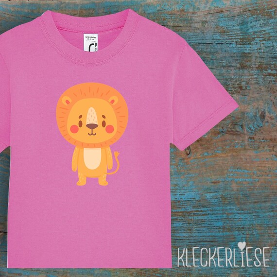 Kinder Baby Shirt Kleinkind "Tiermotiv Löwe" T-Shirt Jungen Mädchen