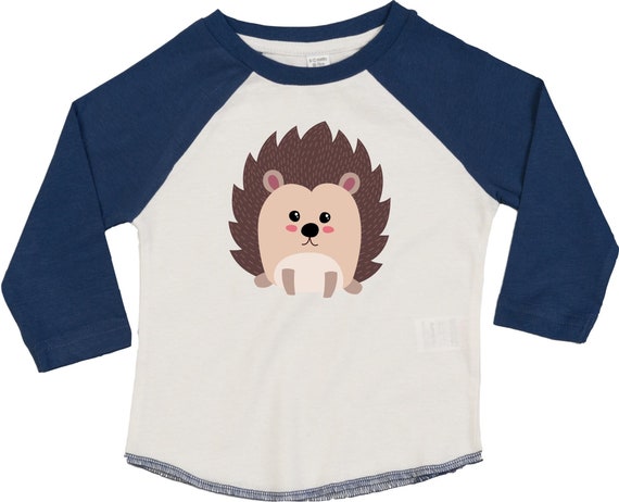 Kleckerliese Baby Kinder T-Shirt Langarmshirt  "Igel" Raglan-Ärmel Jungen Mädchen